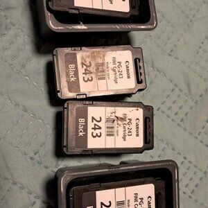 CANON  PG FINE CARDRIDGE 243 BLACK 4 PICES